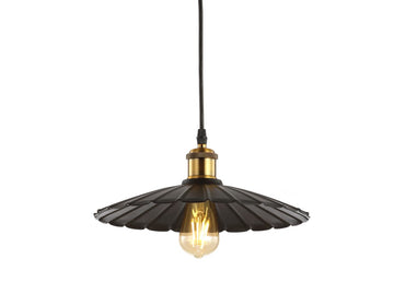 Lotus 12.25" Adjustable Metal LED Pendant - JONATHAN Y